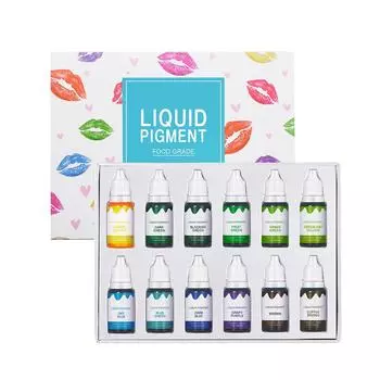 Губная помада Цвет губ Растительный Натуральный Пигмент Торт Мыло Пищевой Пигмент Краситель Набор,120 мл One Size