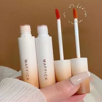 Губная помада Карамельный крем-глазурь для губ женская бархатная дымка матовая