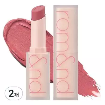 Губная помада Rom&N Zero Matte, оттенок 10 Pink Sand, 3 г, 2 шт.