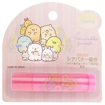Губная помада Santan Sumikko Gurashi с ароматом ванили (Бальзам для губ)