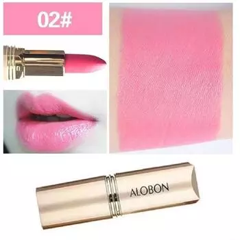 Губная помада Водостойкая долговечная красная помада Устойчивая розовая помада для губ Бархатная губная помада Косметика для девочек и женщин Макияж 2#