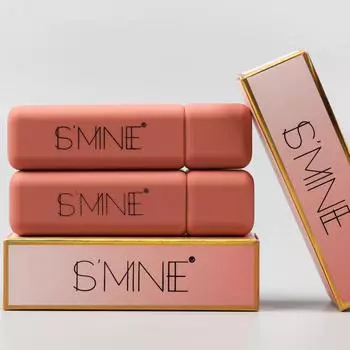 Губная помада в виде ластика, матовая губная помада с розовыми бобами, водостойкая помада