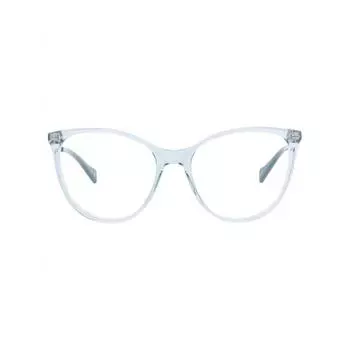 Gucci Cat Eye Frame Acetate Optical Frames Light Blue Silver Transparent One Size