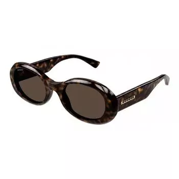Gucci Gg1587s 002 Женские солнцезащитные очки Tortoise/52