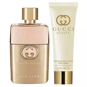 Gucci Набор Guilty Pour Femme: Парфюмерная вода + Лосьон для тела