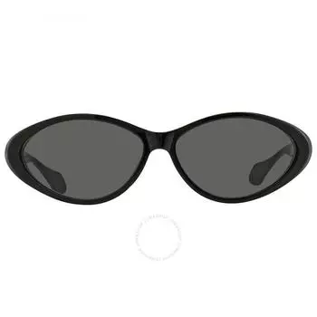 Gucci Серые дымчатые овальные женские солнцезащитные очки GG1377S 002 67