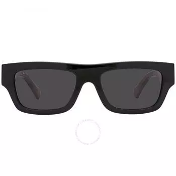 Gucci Серые квадратные мужские солнцезащитные очки GG1301S 001 55