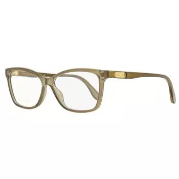 Gucci Women S Rectangular eyeglaSSeS Gg0792o 005 tranSparent Brown 55mm 005