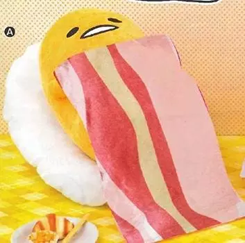 Gudetama Bacon Futon БОЛЬШАЯ плюшевая игрушка (лежащий)
