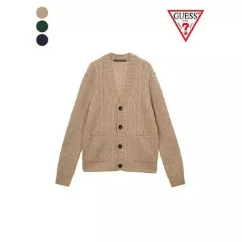 Guess Cable Базовый кардиган Ml4s2653 BEG/M