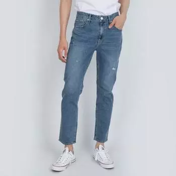 GueSS GueSS Мужские джинсы S Рельефный стандартный зауженный темно-синий Mn1D0069 D dark blue/28