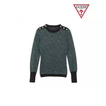 Guess W1br55z1091 G Cube Жаккардовый свитер с длинными рукавами Ym3s1610 GEN/XS