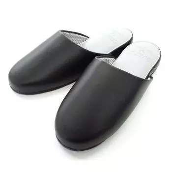Guest It Front Moisture Easy to For Guests and Visitors [Okumura] Slippers, Closure, L, Black, NGAM8901BK, Antibacterial, Deodorizing, Absorbing,
