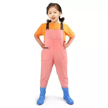 GUGULUZA Водонепроницаемая морилка Легко надевать и снимать Поток Длина стопы Детские вейдерсы, ботинки, для девочек, для мальчиков, брюки, устойчивые, легкие, Off, розовый