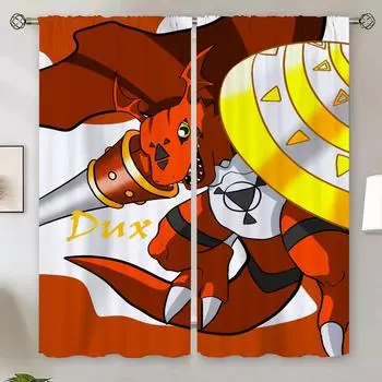 Guilmon In The Box Window Curtain for Quarto Curtains Blackout Curtain 100% Blinds Modern Home Decoration Tulle for Living Room W50xH70cmx2pcs-CL