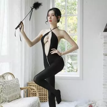 Guimi детские сексуальные чулки сексуальный комбинезон с открытой спиной на подтяжках женский комбинезон оптом one size fits all