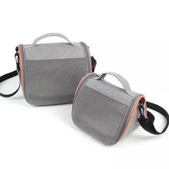 Guinea Pig Carrier Portable Clear Hamster Transport Cage Reptile Outdoor Travel Bag Small Pet Rabbit Bearded Dragon Pet Carrie серый