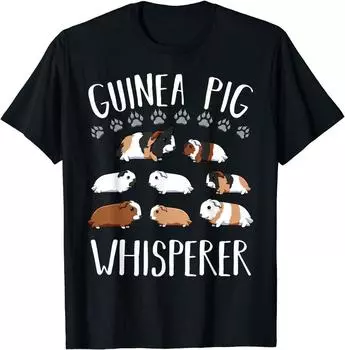Guinea Pig Whisperer Rodent Household Pet Animal Lover Funny T-Shirt Classic T-shirt 4XL