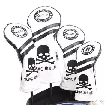 Guiote Golf head covers Golf head covers Club head cover Wood cover Driver New design with replaceable number tag Set of 4 (#2.#3.#4.#5.X)