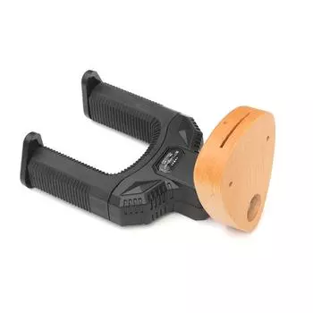 Guitar Hanger Hook with Hygrometer Non-Slip Wall Mount Holder Universal Guitar Display Bracket for Electric Guitar Ukulele Bass