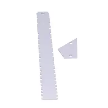 Guitar Measuring Tool Set Silver Aluminum Neck Straight Edge Fret Leveling Ruler GaugeSilver серебряный