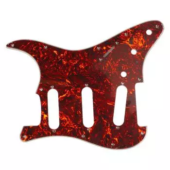 Guitar Pickguard Replacement Aluminum Foil Shielding PVC Scratch Protection Guitar Guard Plate