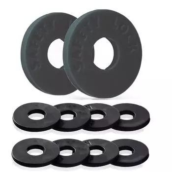 Guitar Strap Musical Instrument Made of Easy to Easy to Set of 8 Locks, Gaskets, Parts, Anti-Drop, Anti-Slip, Silicone, Install, Carry,