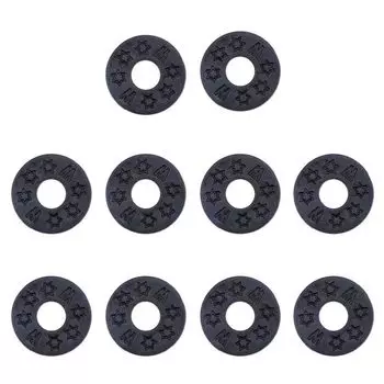 Guitar Strap Set of Musical Instrument Strap Strap Bass Locks, 10, Accessories, Anti-Drop Rubber, Locks, Guitar, (Black)