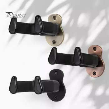 Настенное крепление для гитары, автоматический замок, металлический крючок, гитарные аксессуары для акустической электрогитары, бас-банджо, мандолины