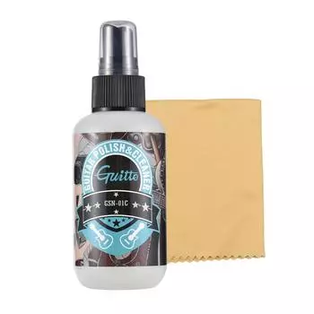 GUITTO Guitar Cleaning Care Kit 120 мл Чистящее и полирующее средство с чистящей салфеткой для гитары 120ml