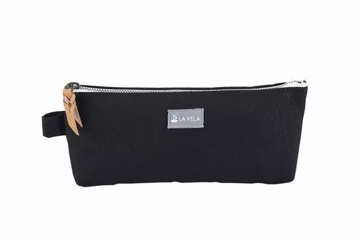 Gulfstream la vela canvas flat pen case black