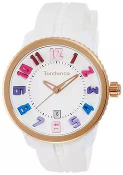 Gulliver Rainbow Gulliver Rainbow Белый циферблат из нержавеющей стали с минеральным стеклом Кварцевые часы TG930113R [Tendence] 41,5 мм женские [Товар]