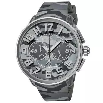 Gulliver Round CAMO Gulliver Round Камуфляж Нержавеющая сталь Минеральное 51ММ Серый [Tendence] Часы, Циферблат, Сталь/Нейлон, Стекло, Кварц, Часы, TY046022, Мужские, серый