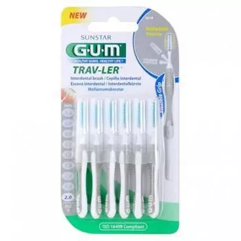 Gum?1618 Conical Brush 2mm 6pcs