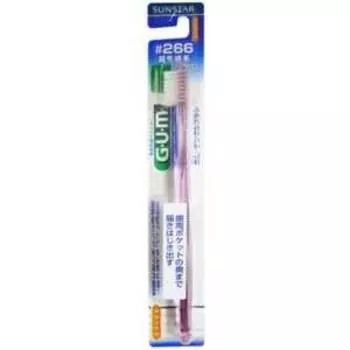 GUM dental brush compact head soft #266 3-row