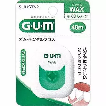 GUM Dental Floss Wax 40m