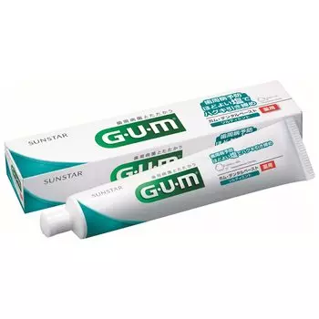 GUM Medicinal Salt Toothpaste Dental Paste Salty Mint Type Spicy Mint 150g [Quasi-drug] [Boxed Type]