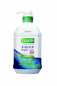 GUM Mouthwash Night Care Лечебный травяной ополаскиватель для полости рта 900 мл (Квази-лекарство) (Тип обновления)