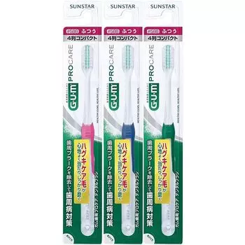 Gum periodontal professional care dental brush normal x 3 pieces [Bulk purchase] #588