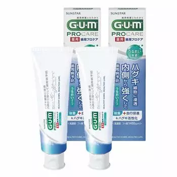 GUM Periodontal professional пародонтальная болезнь обнимает лечебную зубную пасту лечебная вода мята 85 г x 2 шт [квази-лекарство] уход, профилактика, уход,