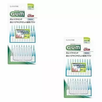 GUM Soft Pick 40P без запаха [Оптовая закупка] [SS~M] [x2 шт.]