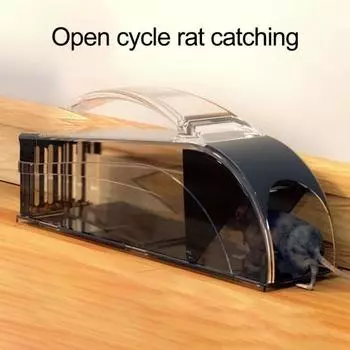 Гуманная мышеловка для помещений 9,9 дюймов живые ловушки для мышей без защемления хвостов многоразовая крысоловка