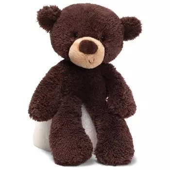 GUND Fuzzy Friends Шоколадный медведь M 6047546 коричневый