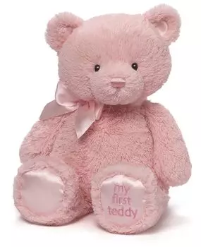 GUND Мой первый плюшевый мишка розовый M 6048623