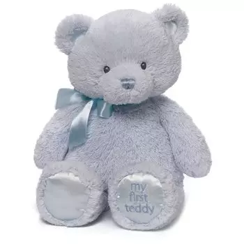 GUND Мой первый плюшевый мишка Синий M 6048624