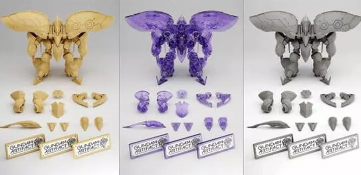 Gundam Artifact Mass Production Qubeley Qubeley СОВМЕСТИМЫЙ набор из 3 предметов