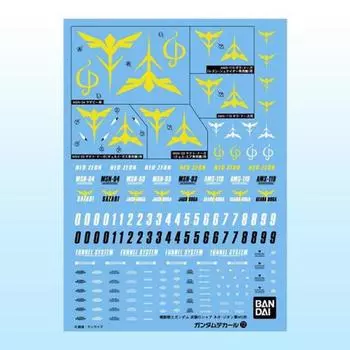Gundam Decal 72 / Char s Counterattack Neo Zeon, корейская популярная марка Bandai