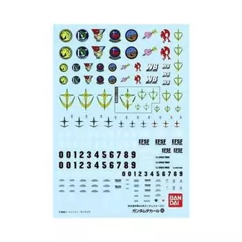 Gundam Decal No.16 MG 1/100 Мобильный костюм Gundam Earth Federation Forces MS 1