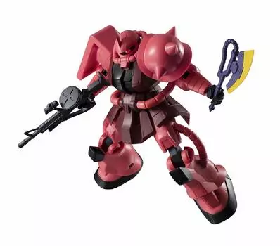 GUNDAM UNIVERSE Мобильный костюм Gundam MS-06S CHAR S ZAKU II Приблизительно. Подвижная фигура, окрашенная в цвет АБС и ПВХ, 150 мм.