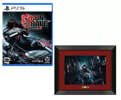 GUNGRAVE PS5 персонаж прекрасная графика с серийным цифровым набором обоев из-за истечения срока действия 2 персонажа Смерть Ронин Gungrave Прилагается рейтинг GORE
